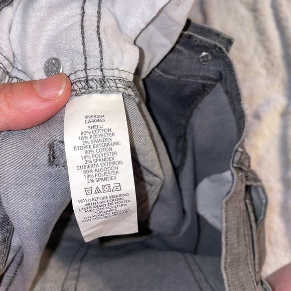 5/$25 Girls Jeans Size 14 Super Skinny Light Wash Gray - Picture 8 of 8